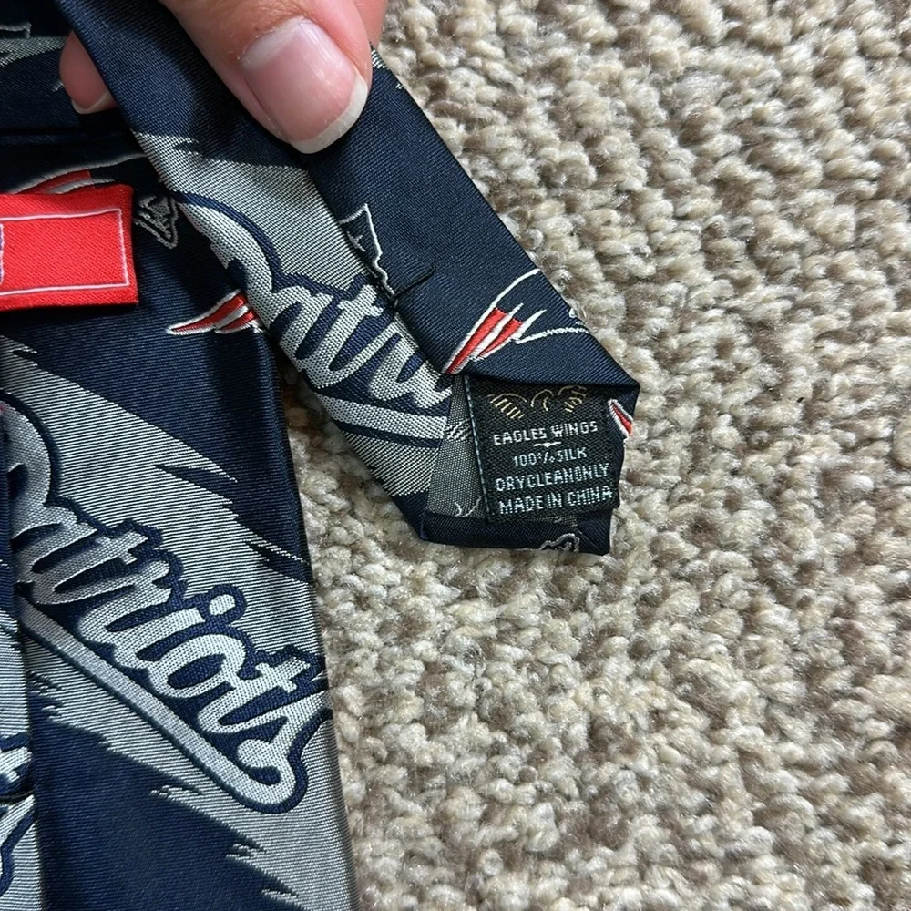 NFL Patriots Football Necktie